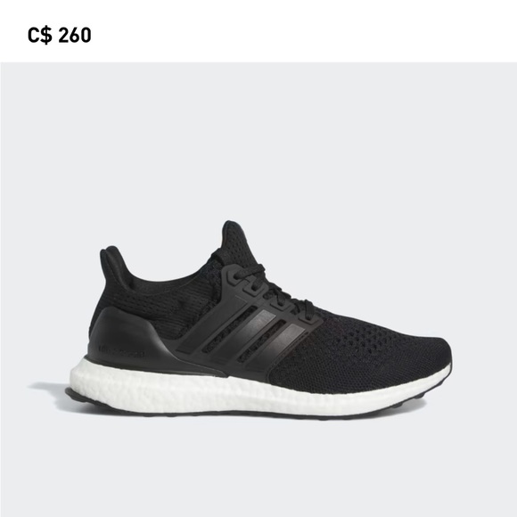 Women’s adidas ultraboost sneaker black NWT - Picture 1 of 3